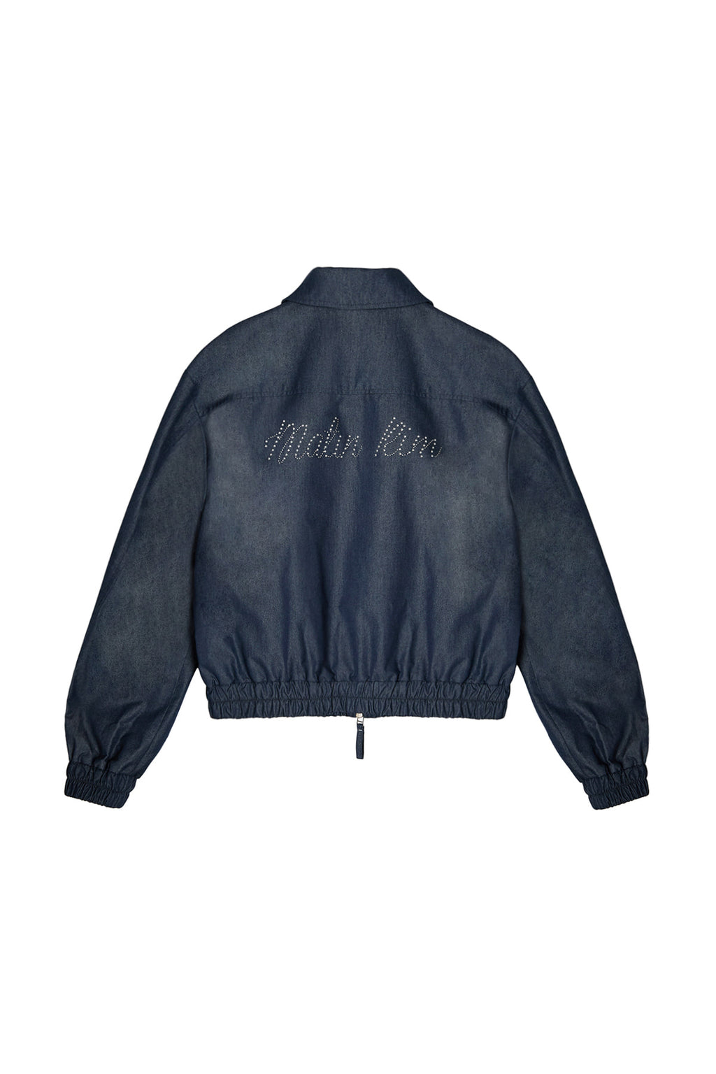Matin Kim - Western Detail Denim Like Blouson (Navy) product image 2 | TRAB K-Fashion Australia