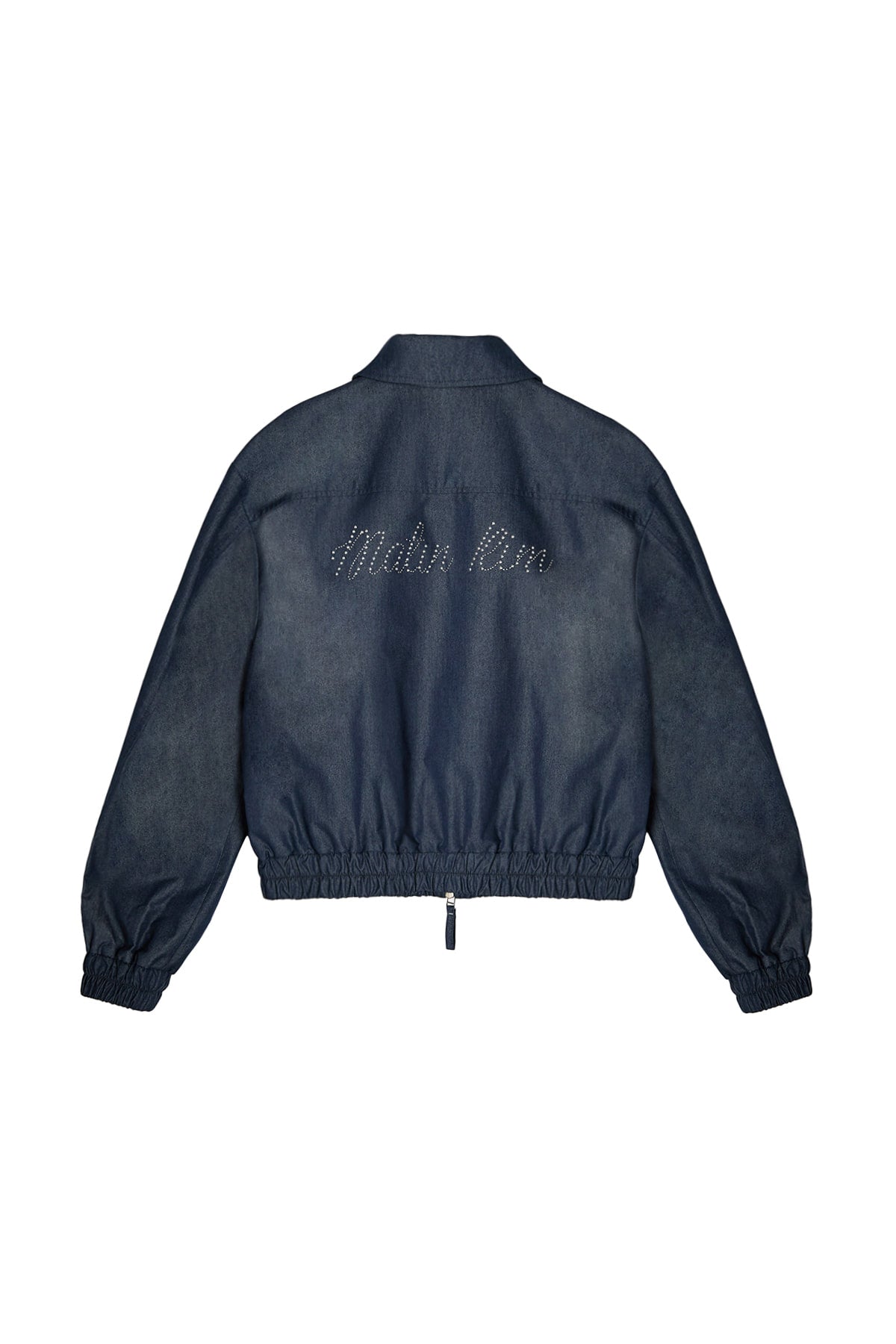 Matin Kim - Western Detail Denim Like Blouson (Navy) product image 2 | TRAB K-Fashion Australia