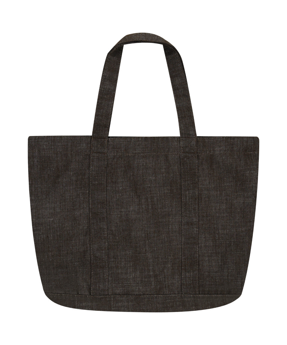 Coyseio - Reversible Check Denim Bag (Brown) product image 12 | TRAB K-Fashion Australia