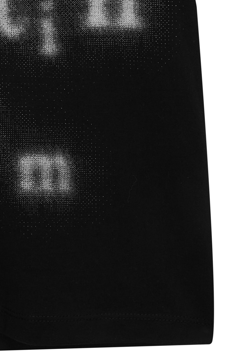 Matin Kim - Blurred Logo Crop Top (Black) product image 4 | TRAB K-Fashion Australia