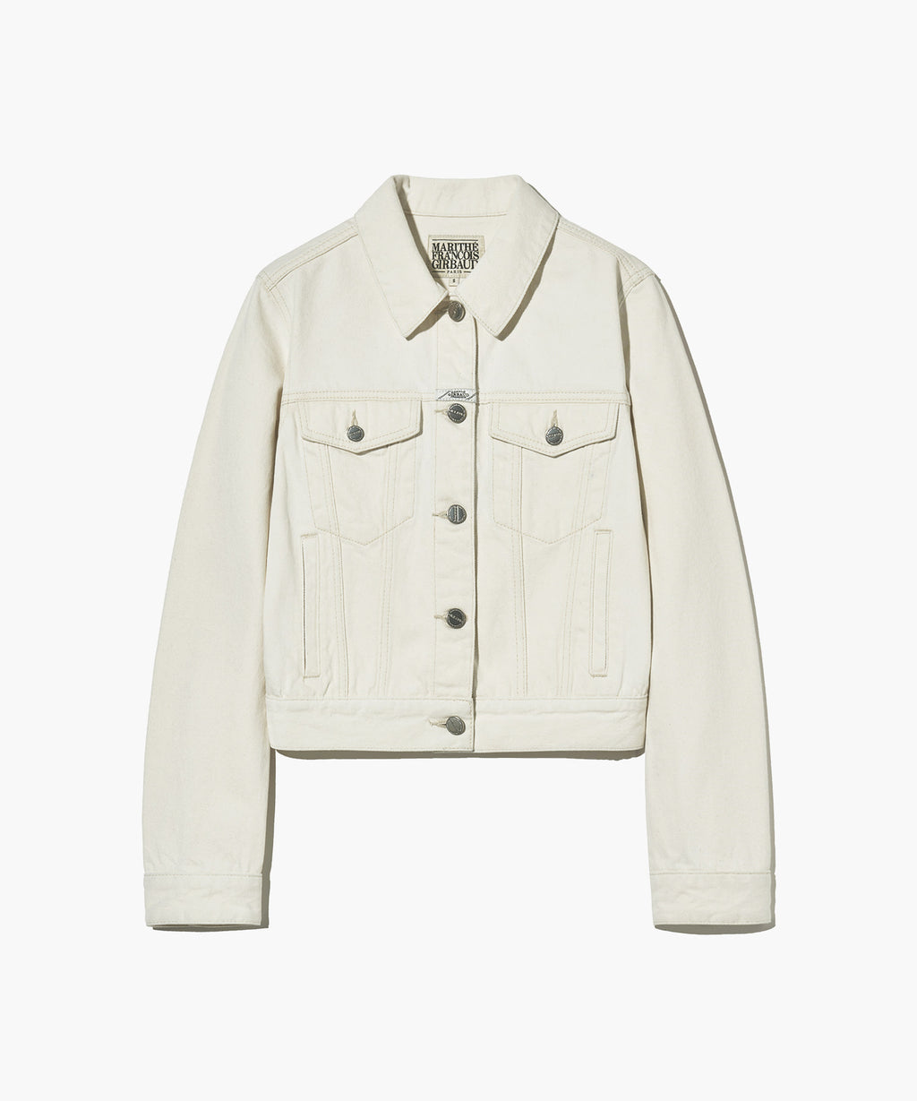 Marithe & Francois Girbaud - Denim Trucker Jacket (Ecru) product image 5 | TRAB K-Fashion Australia