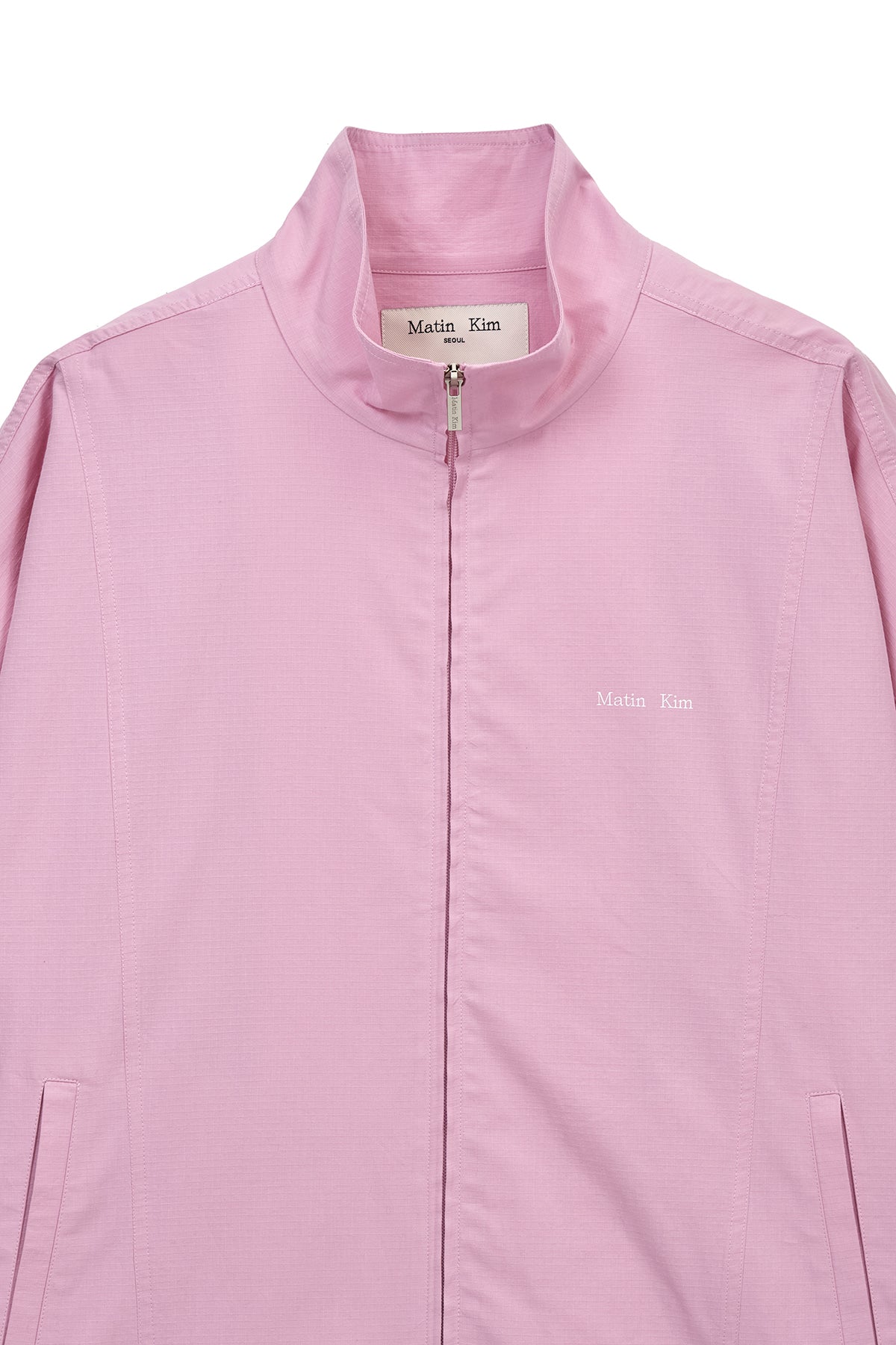 Matin Kim - Back Logo High Neck Jumper (Pink) product image 3 | TRAB K-Fashion Australia