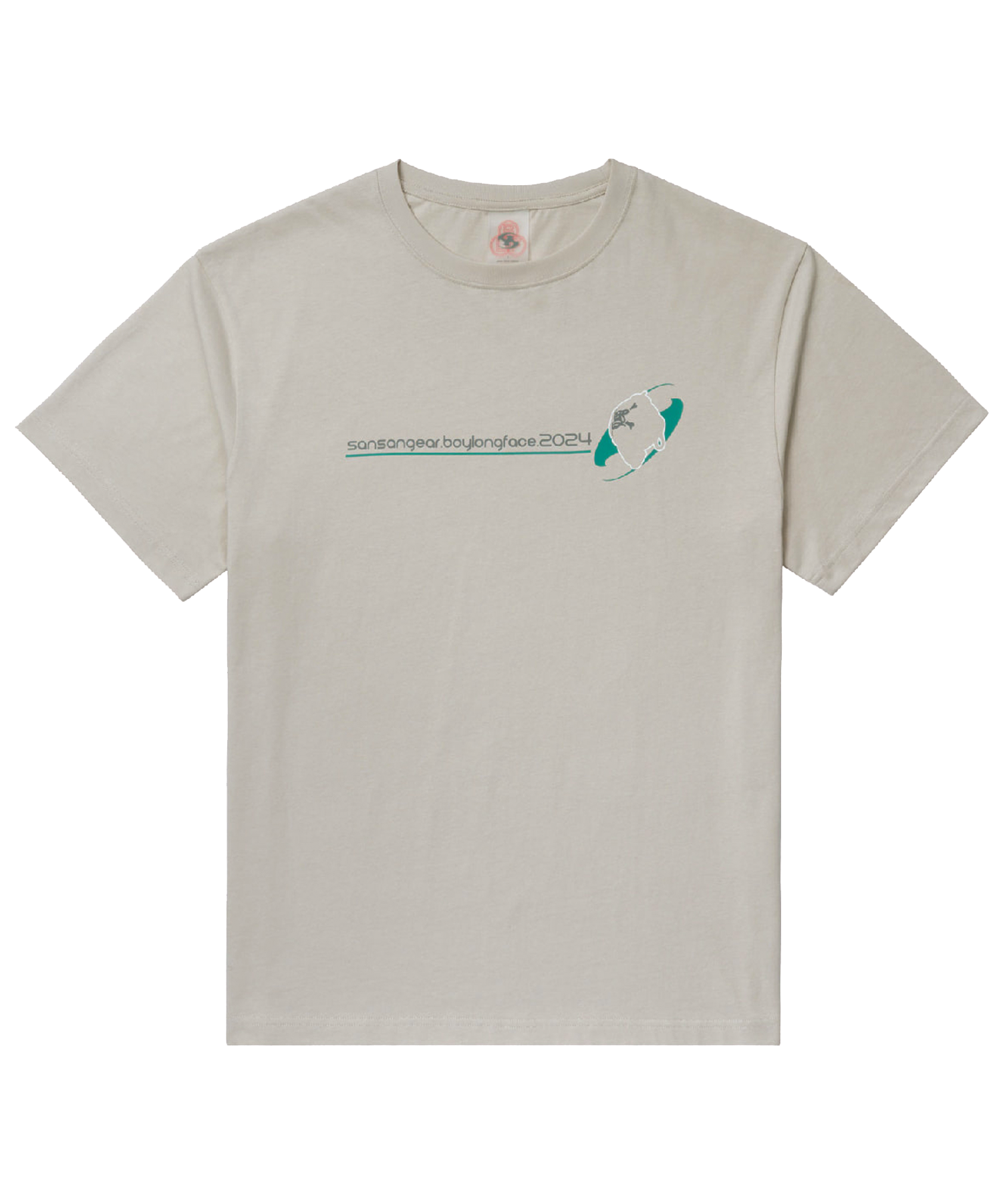 San San Gear - Sansan Blf Logo T-Shirt Light Grey product image 1 | TRAB K-Fashion Australia