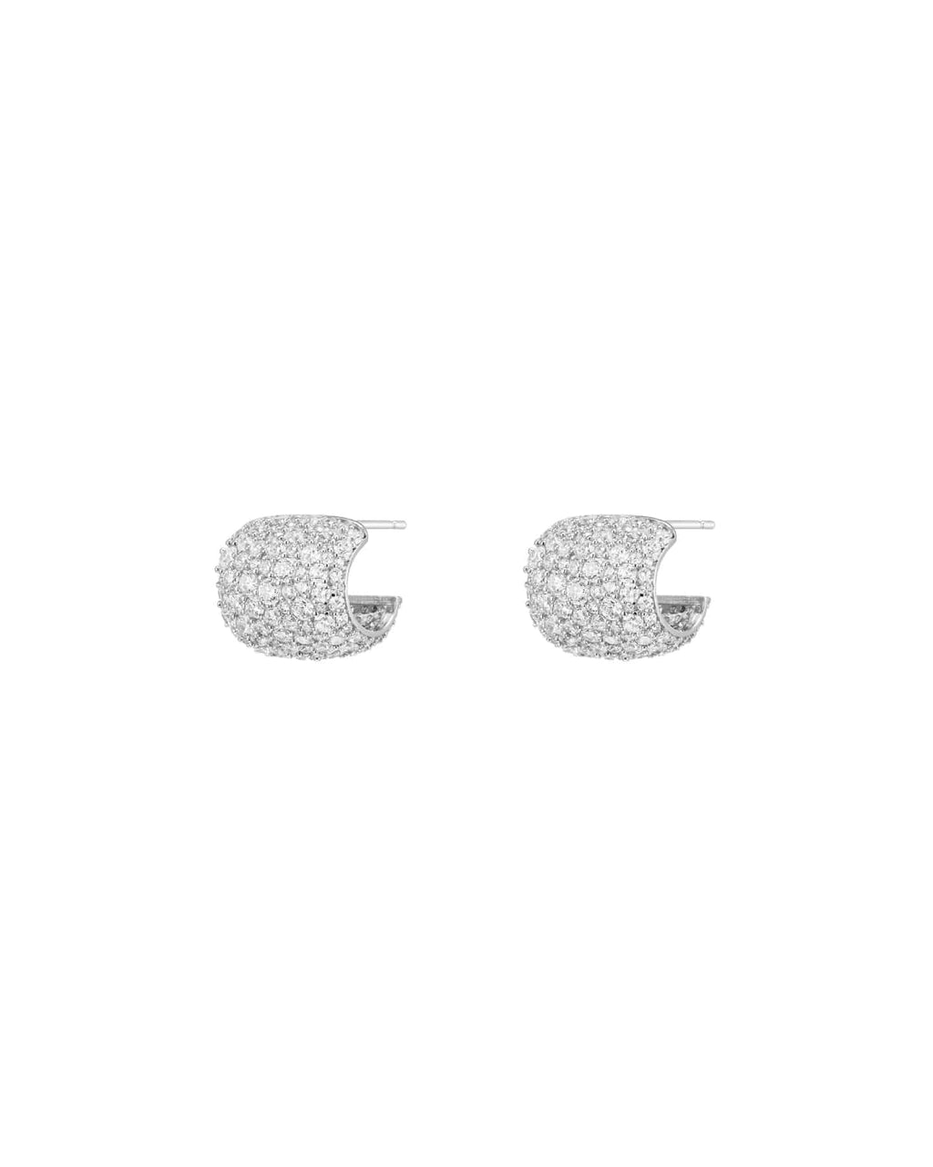 Numbering - Pave Hoop Earrings #3304 product image 4 | TRAB K-Fashion Australia