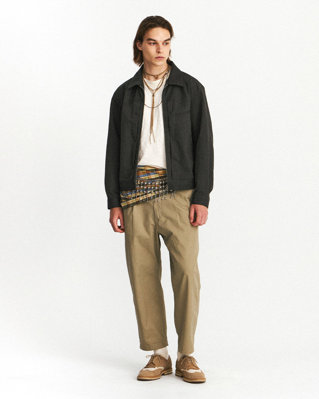 Eastlogue - Gent Pleat Pants (Sand) product image 1 | TRAB K-Fashion Australia