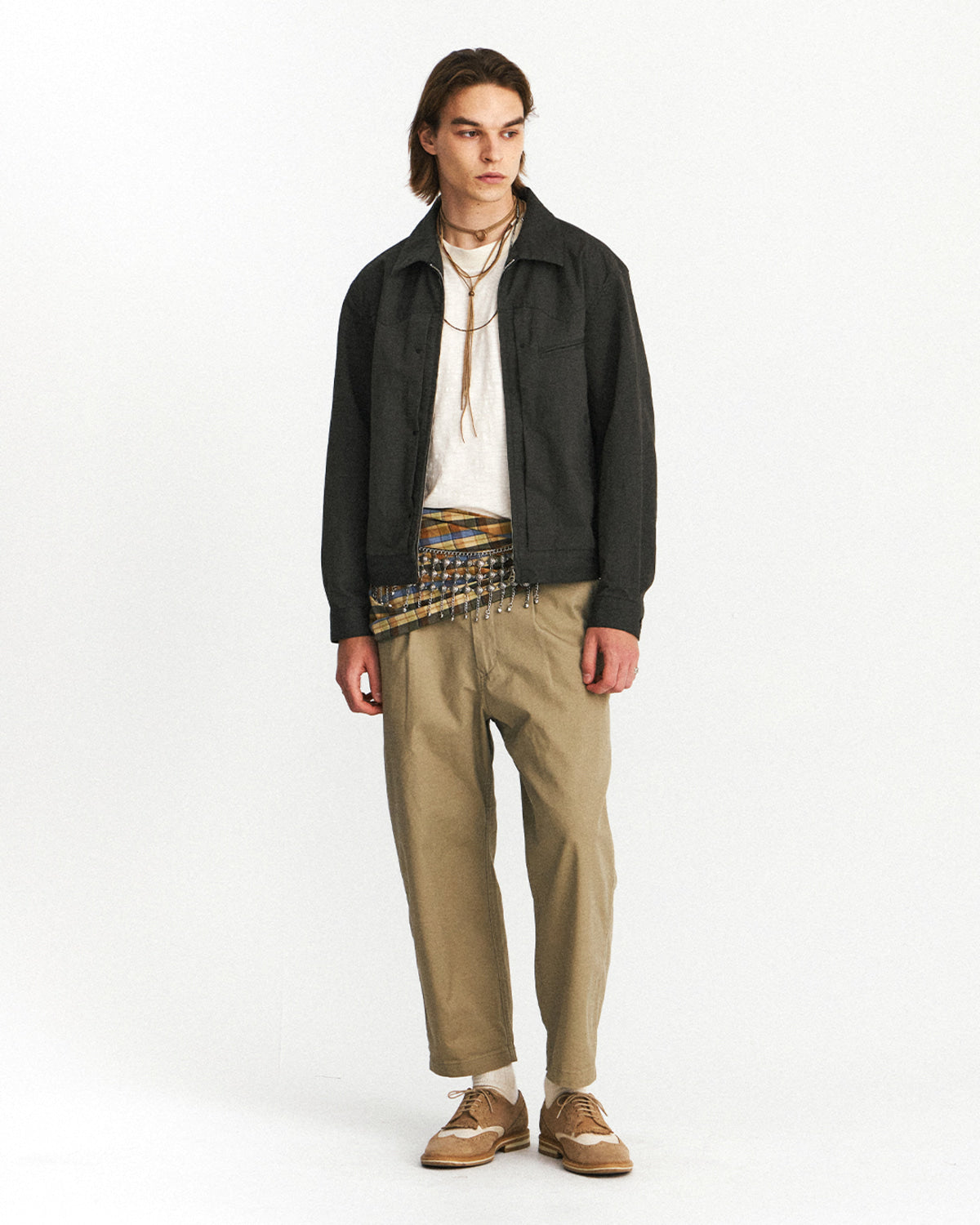 Eastlogue - Gent Pleat Pants (Sand) product image 1 | TRAB K-Fashion Australia