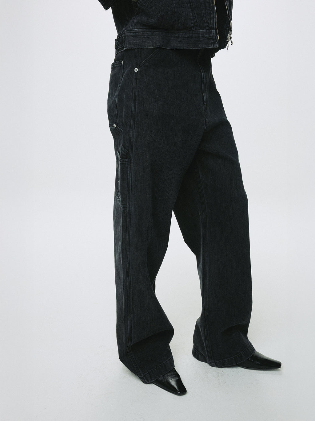 Tonywack - Cord Twill Denim Work Pants (Faded Black) product image 4 | TRAB K-Fashion Australia