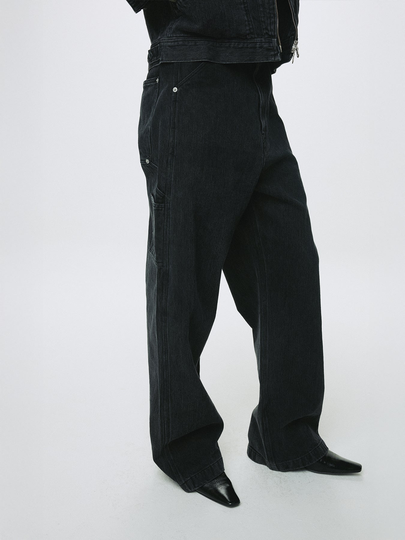 Tonywack - Cord Twill Denim Work Pants (Faded Black) product image 4 | TRAB K-Fashion Australia
