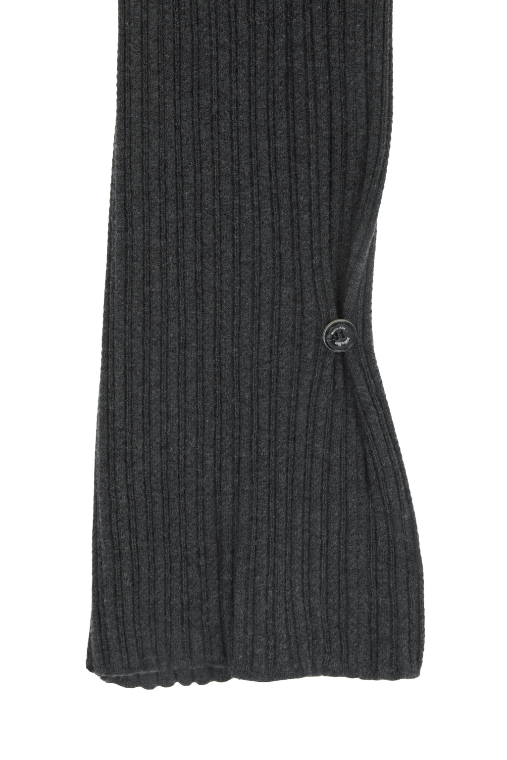 Matin Kim - Layered Knit Boots Cut Pants (Charcoal) product image 4 | TRAB K-Fashion Australia