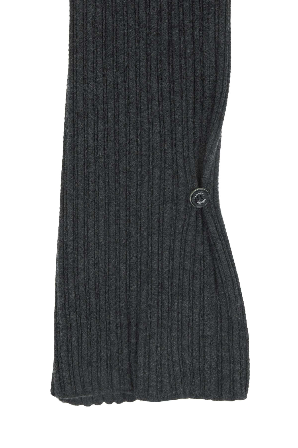 Matin Kim - Layered Knit Boots Cut Pants (Charcoal) product image 4 | TRAB K-Fashion Australia