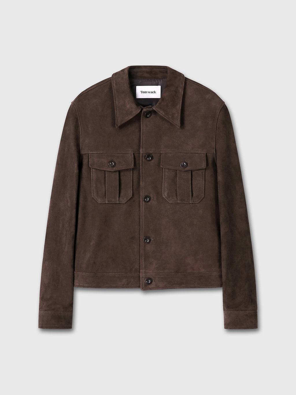 Tonywack - Suede Trucker Jacket (Dark Brown) product image 10 | TRAB K-Fashion Australia