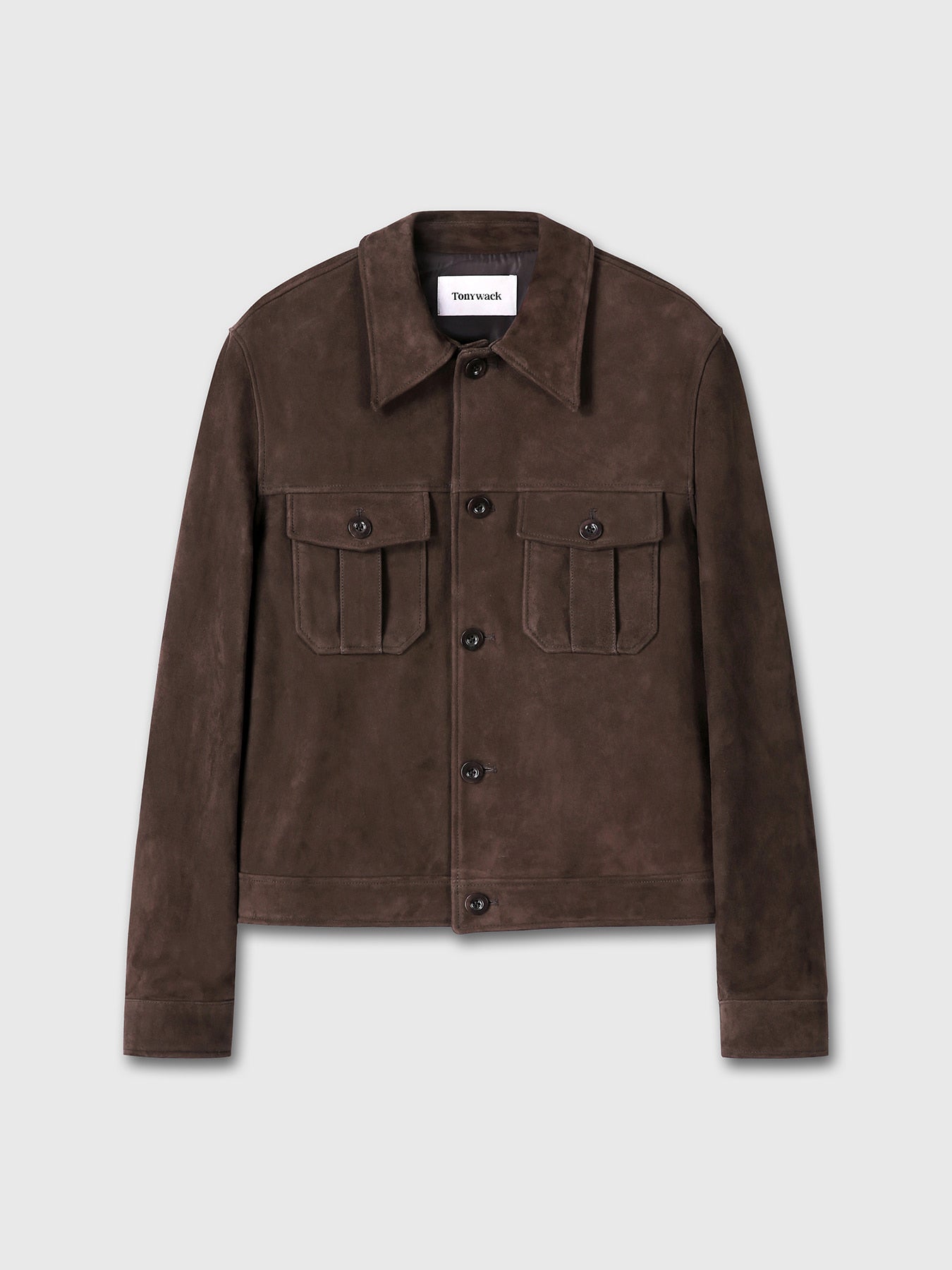 Tonywack - Suede Trucker Jacket (Dark Brown) product image 10 | TRAB K-Fashion Australia