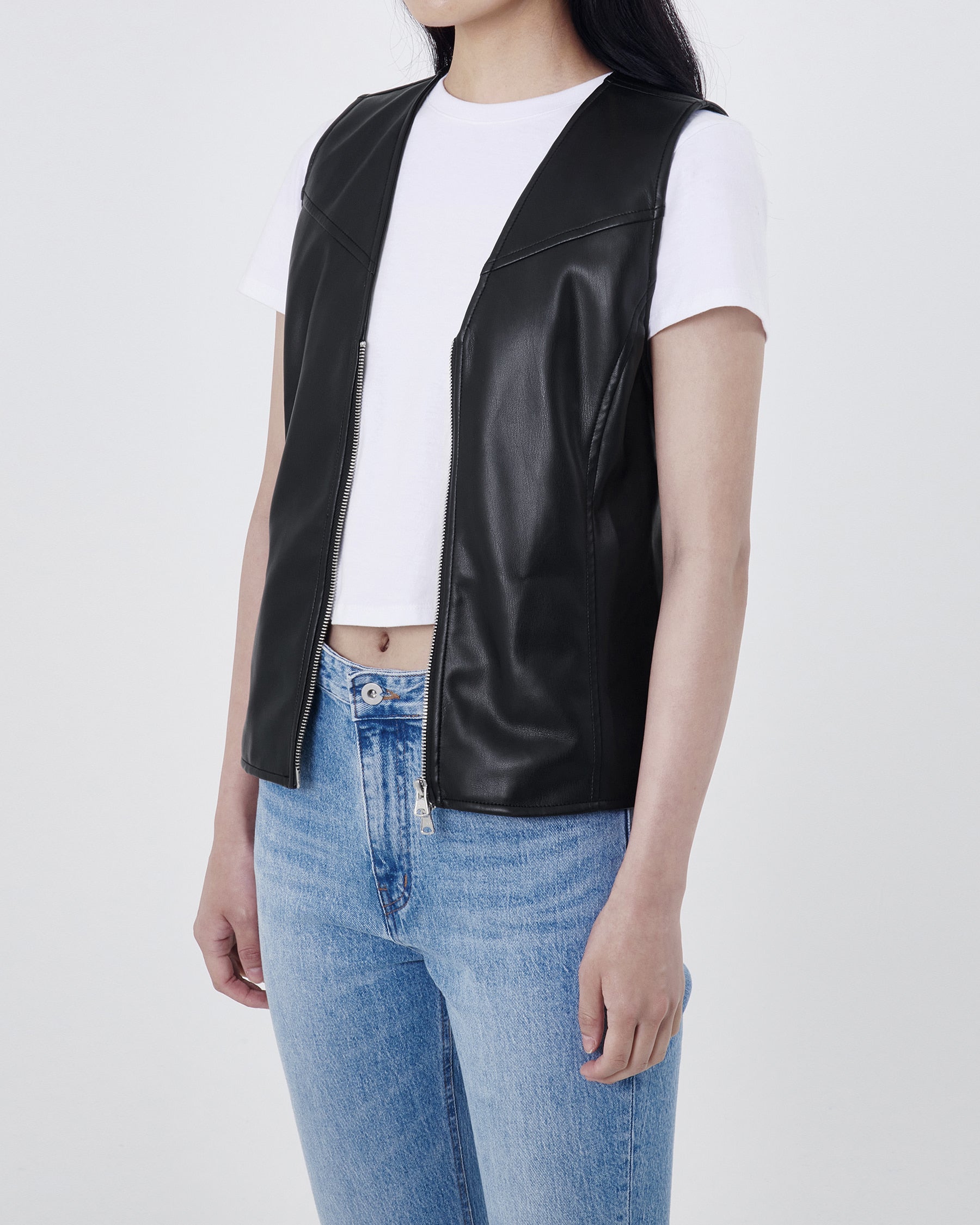 Brownyard - Eco Leather Western Vest (Black) product image 5 | TRAB K-Fashion Australia