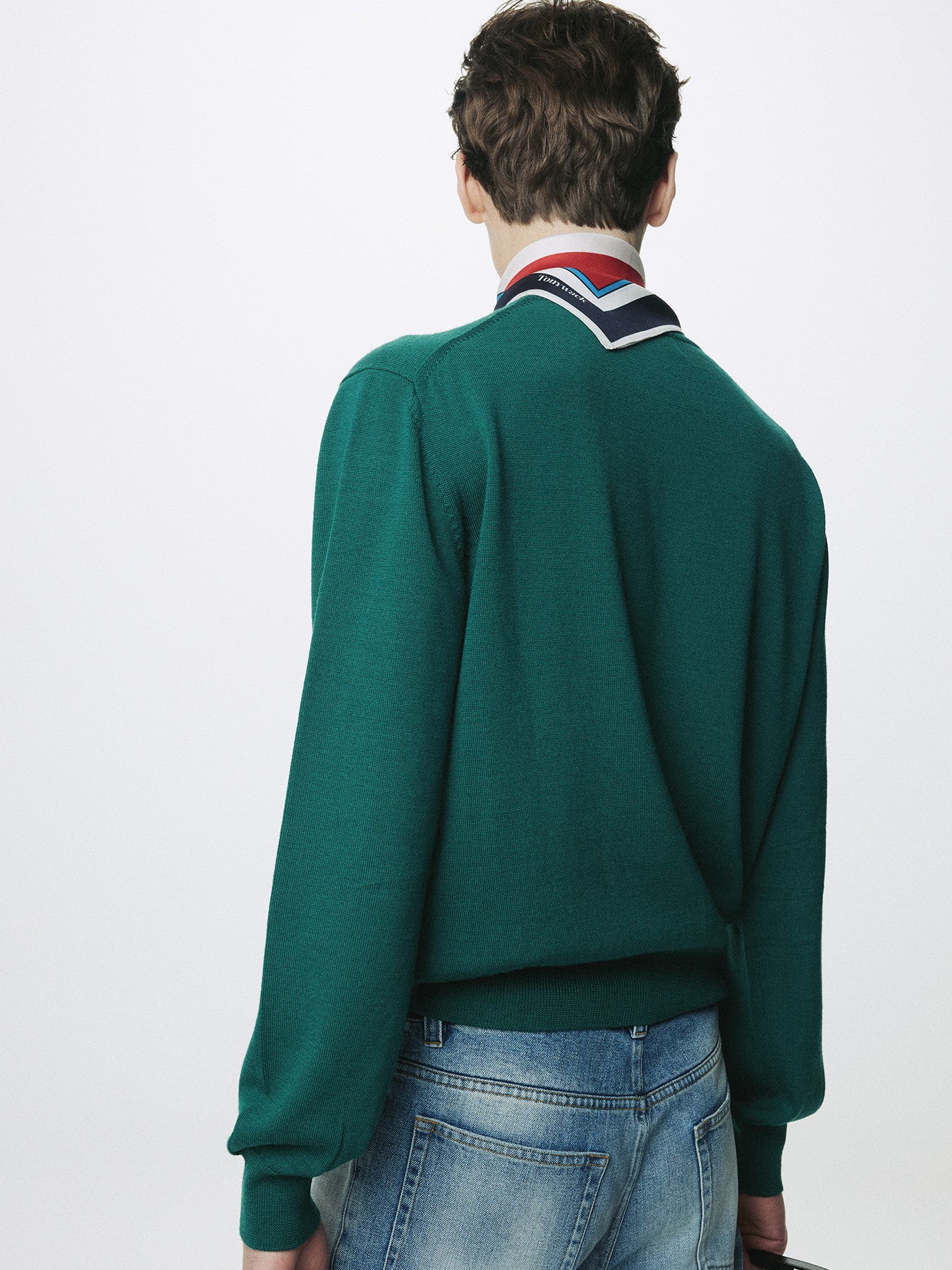 Tonywack - Spring Wool Crew Neck Knit (Sea Green) product image 7 | TRAB K-Fashion Australia
