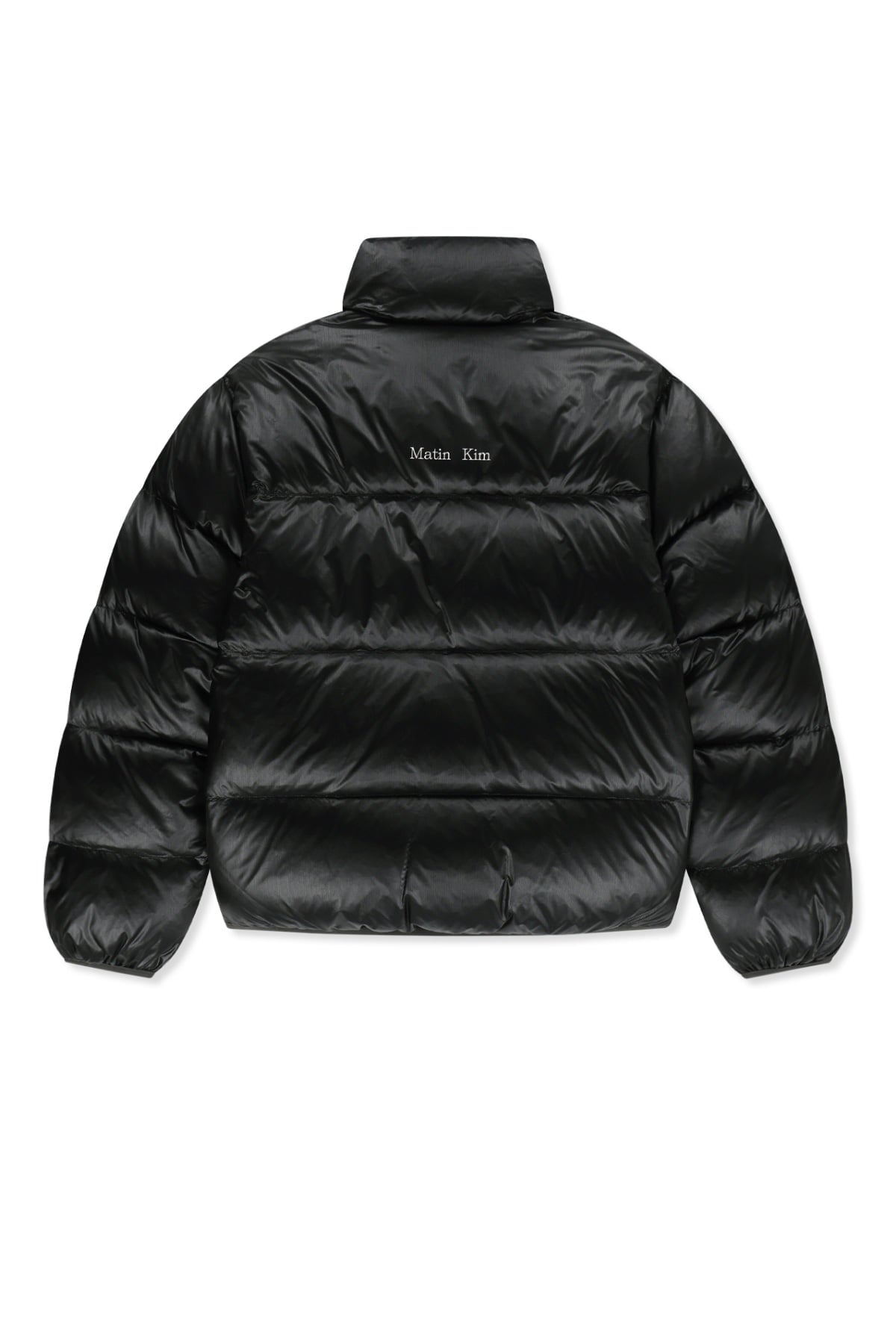 Matin Kim - Icon Logo Down Jumper (Black) product image 3 | TRAB K-Fashion Australia