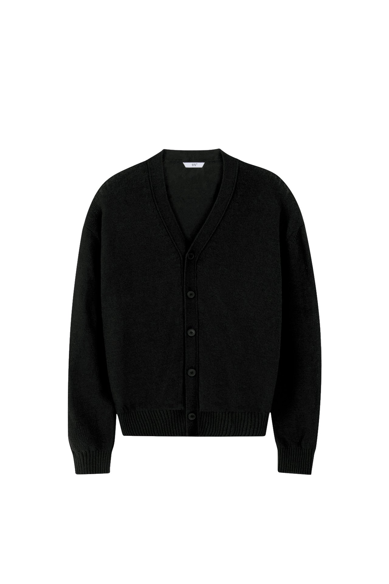 Stu - V- Neck Light Cardigan (Black) product image 17 | TRAB K-Fashion Australia