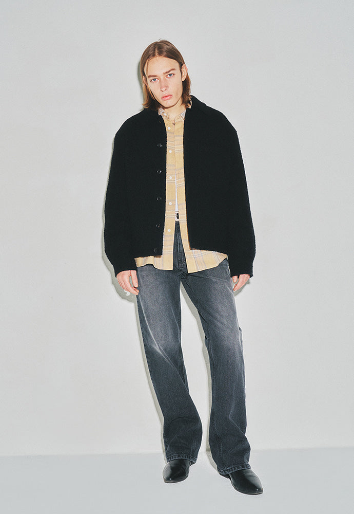 Tonywack - Brushed Wool Patch Pocket Blouson (Black) product image 5 | TRAB K-Fashion Australia