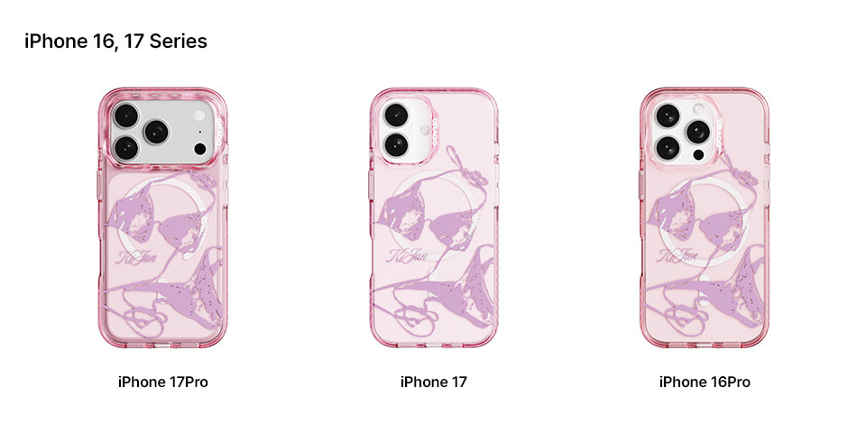 Kijun - MAGSAFE LAYERS FRAME CASE CLEAR PINK AFTER SWIM product image 8 | TRAB K-Fashion Australia