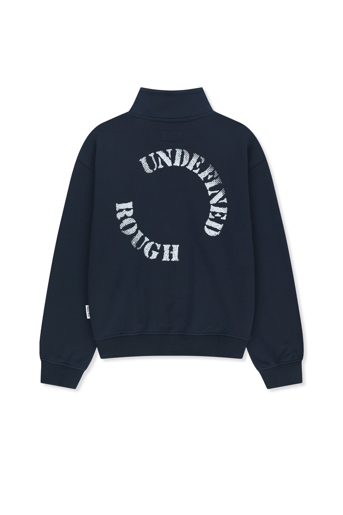 Matin Kim - Matin Logo Quarter Zip Up (Navy) product image 2 | TRAB K-Fashion Australia