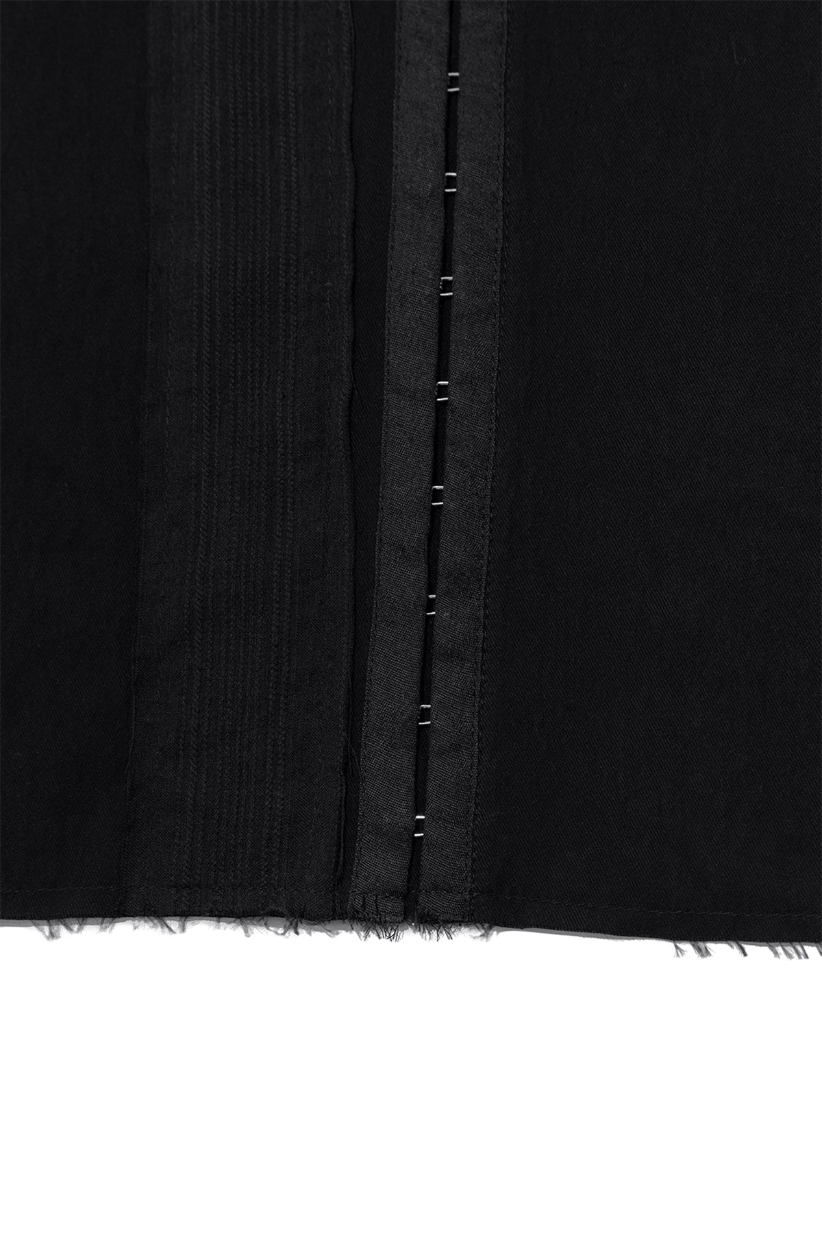 Matin Kim - Hook And Eye Layered Long Dress (Black) product image 5 | TRAB K-Fashion Australia