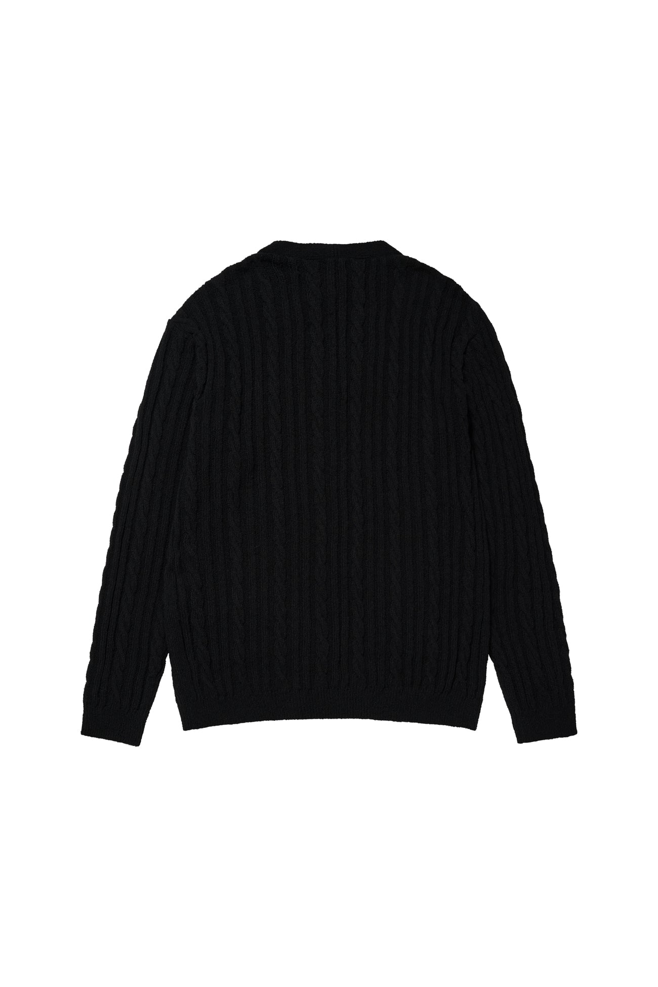 Deinet - Deinet Cable Cardigan (Black) product image 14 | TRAB K-Fashion Australia