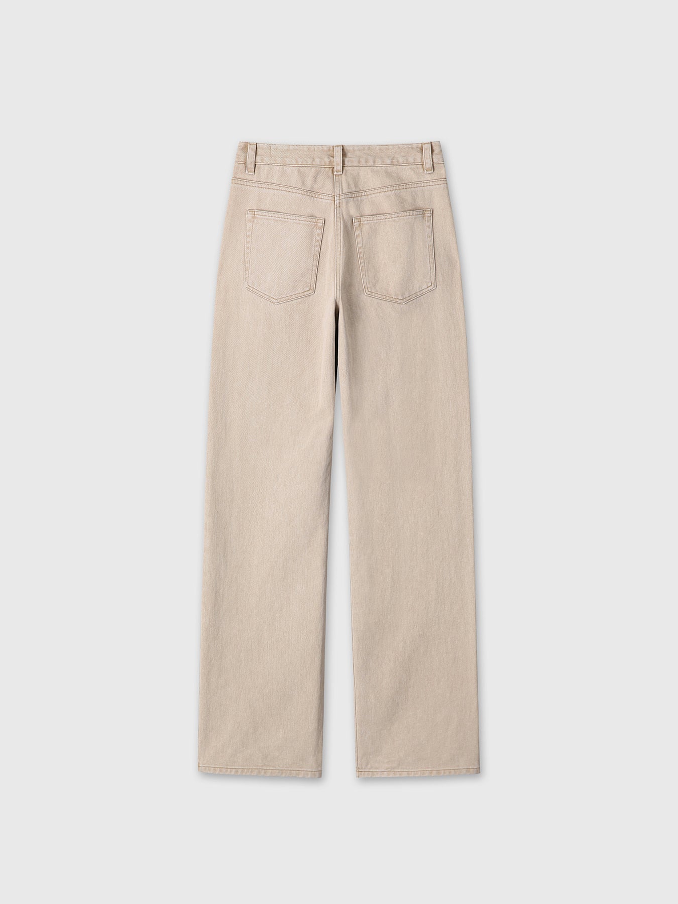 Tonywack - Washed Cotton Straight Pants (Washed Beige) product image 9 | TRAB K-Fashion Australia