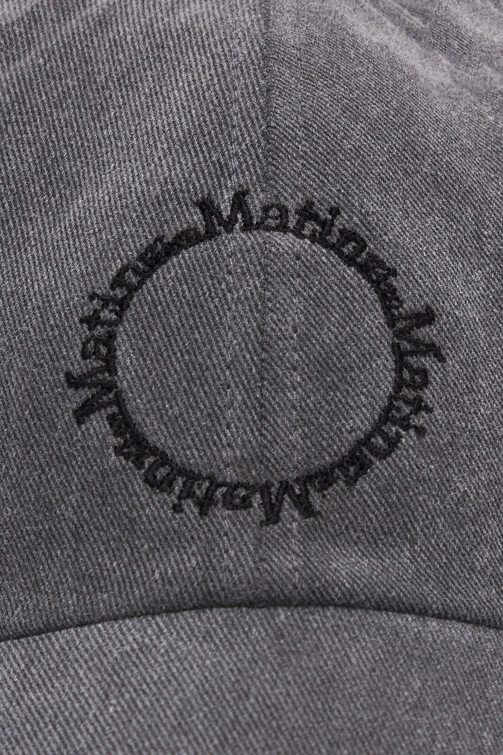 Matin Kim - Macaron Logo Ball Cap (Charcoal) product image 3 | TRAB K-Fashion Australia