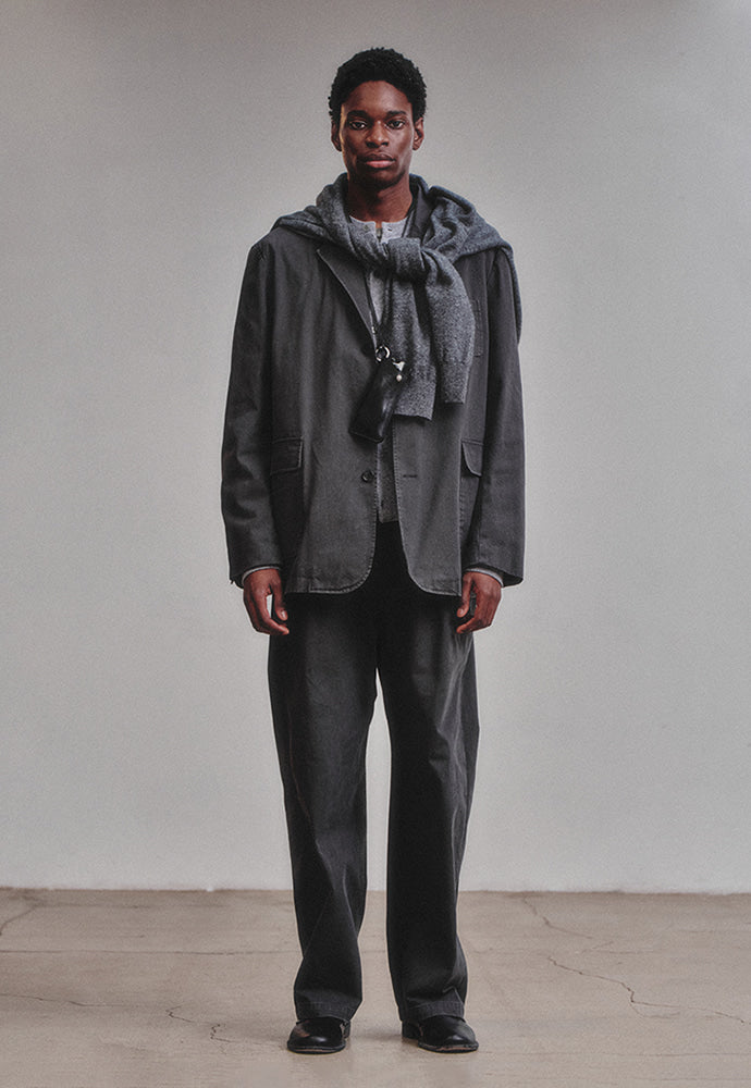 Art if acts - Washed 3 Button Blazer (Charcoal) product image 3 | TRAB K-Fashion Australia