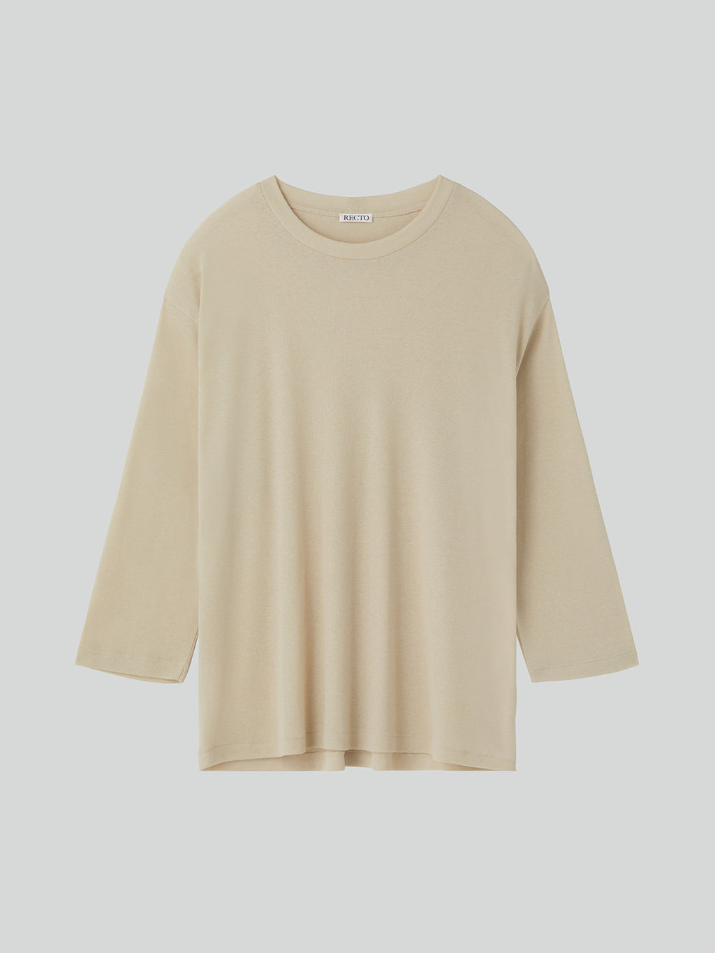 Recto - Wool Blend Loose Top (Light Beige) product image 5 | TRAB K-Fashion Australia