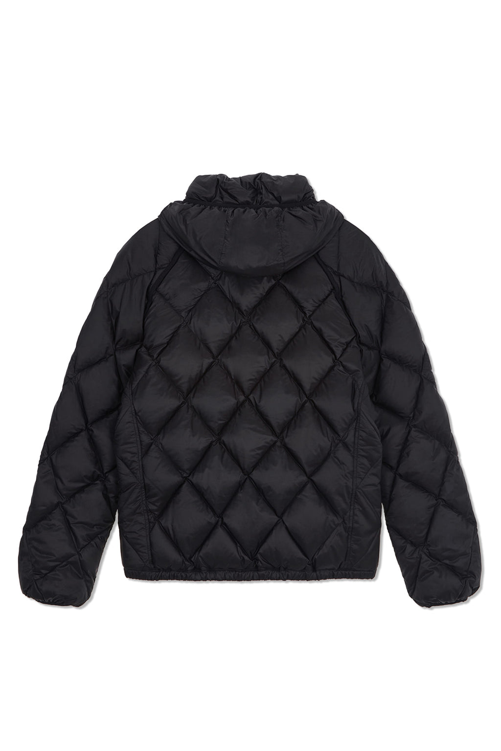 Matin Kim - Quilting Hoody Lightweight Jumper (down Blended) (Black) product image 2 | TRAB K-Fashion Australia