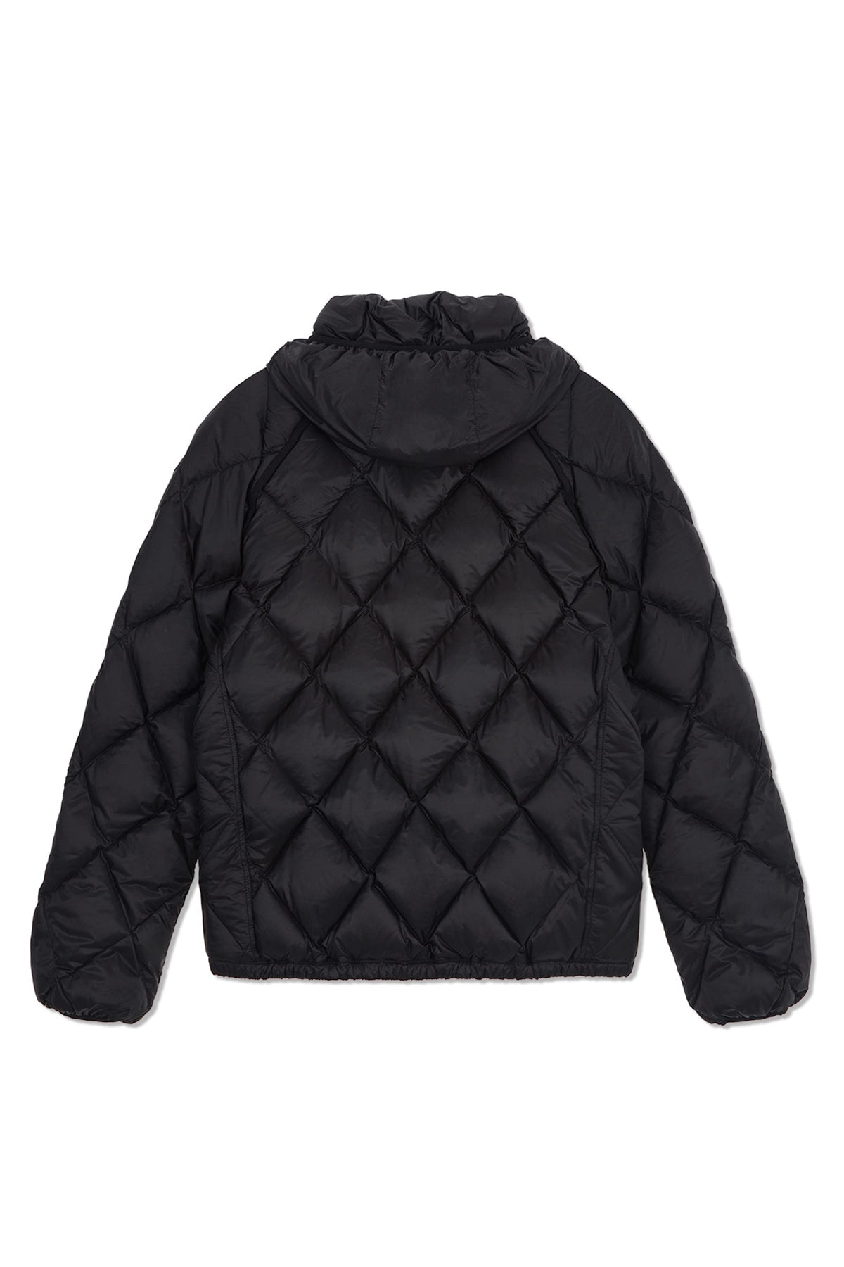 Matin Kim - Quilting Hoody Lightweight Jumper (Black) product image 2 | TRAB K-Fashion Australia