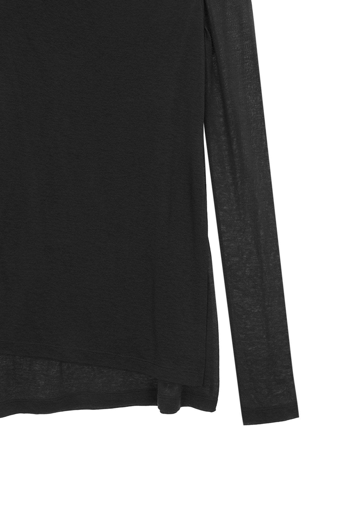 Matin Kim - Slit Point Sleeveless Layered Top (Charcoal) product image 4 | TRAB K-Fashion Australia