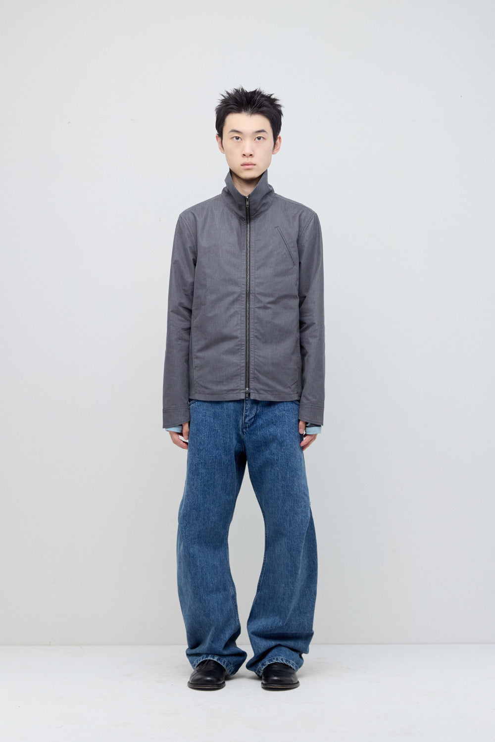 Hatchingroom - Funnel Neck Jacket (Grey) product image 6 | TRAB K-Fashion Australia