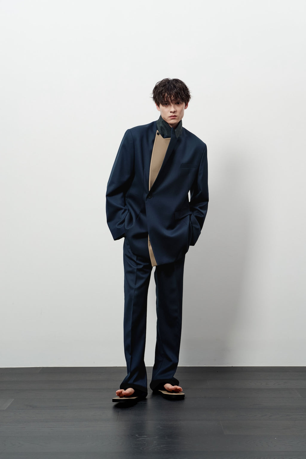 Stu - Layered Lapel Blazer (Navy) product image 11 | TRAB K-Fashion Australia