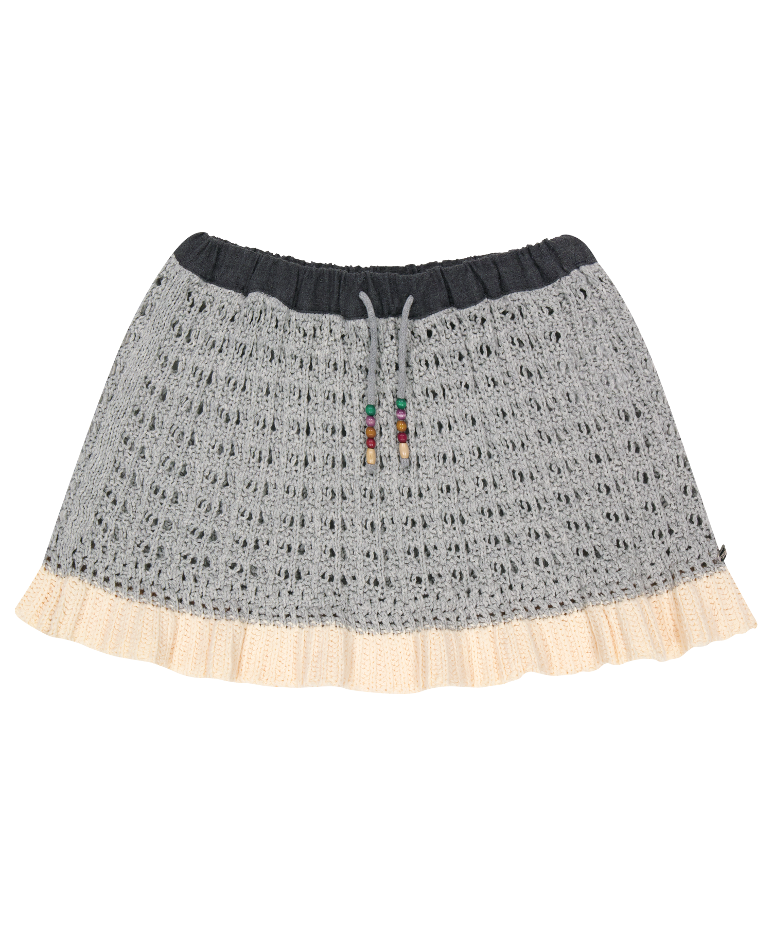 Coyseio - Layered Knit Skirt (Melange Grey) product image 1 | TRAB K-Fashion Australia