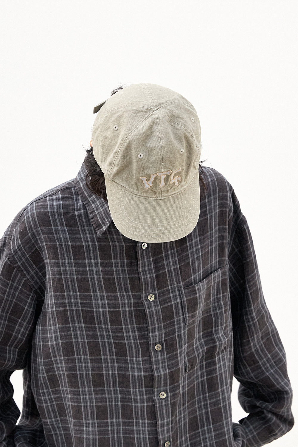 Hatchingroom - Bone VTG Cap Washed (Olive) product image 9 | TRAB K-Fashion Australia