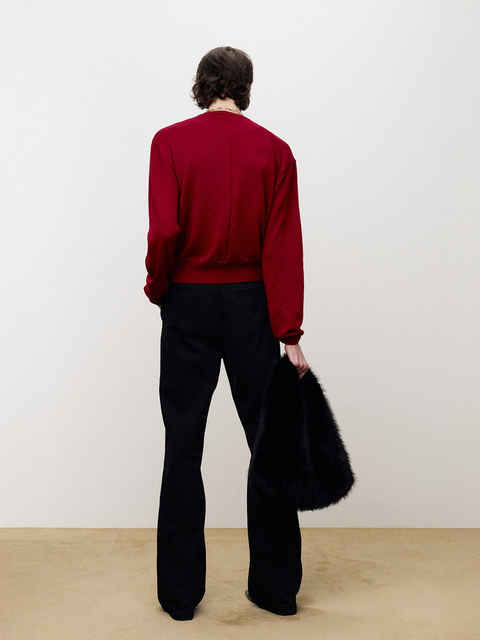 Tonywack - Side Panel Lace Trimmed Denim Jeans (Rinsed Black) product image 2 | TRAB K-Fashion Australia