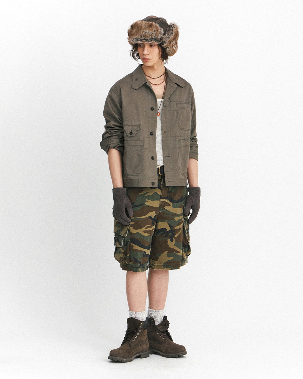 Eastlogue - Cameraman Shorts (Camo) product image 4 | TRAB K-Fashion Australia