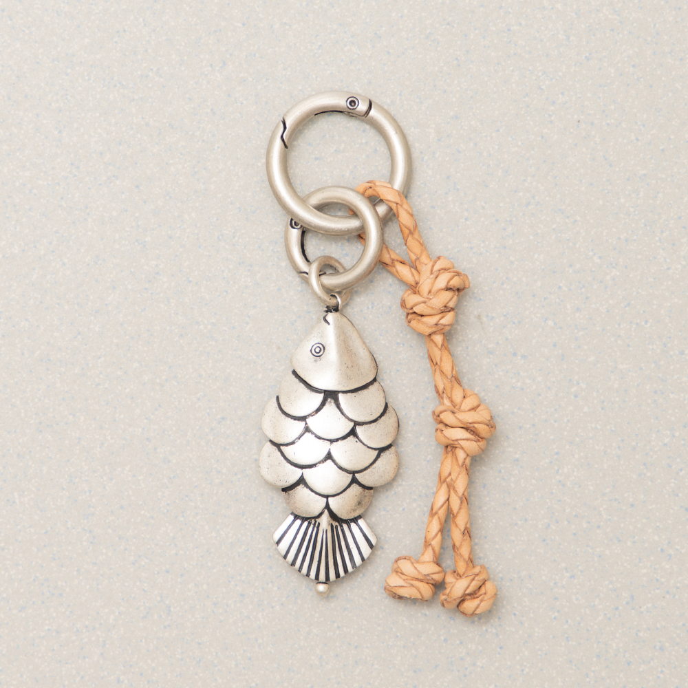Towtow Archive - Fish Keyring (Silver) product image 1 | TRAB K-Fashion Australia
