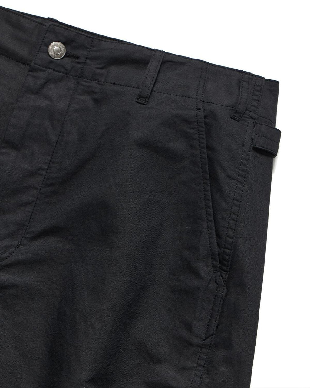 Eastlogue - Cinch Back Curved Pants (Black Linen) product image 8 | TRAB K-Fashion Australia