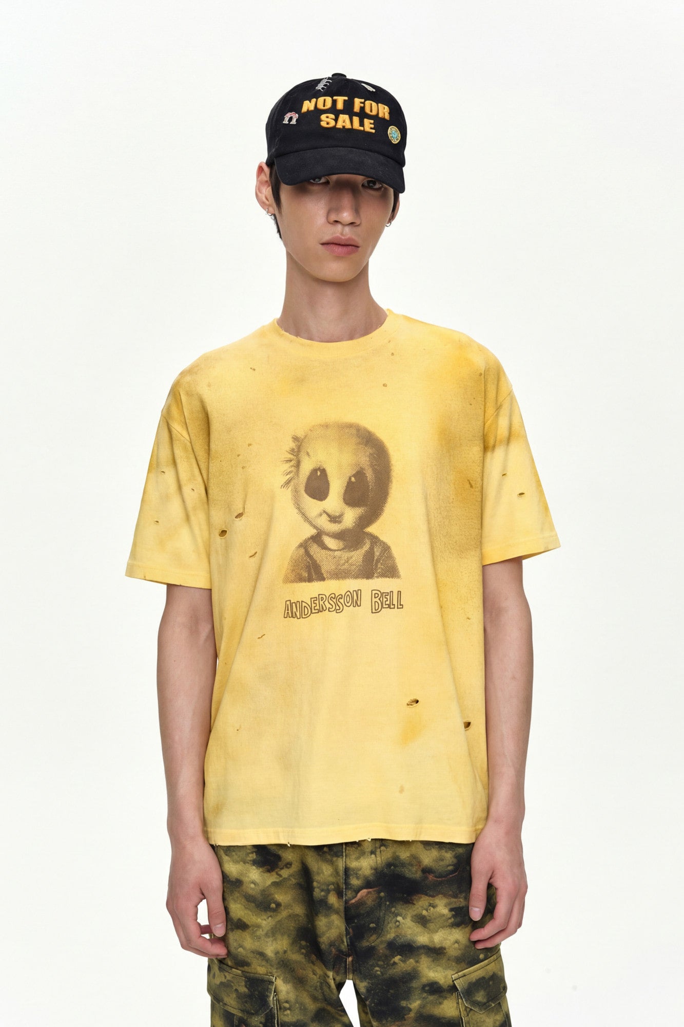 Andersson Bell - Unisex Alien Machinery T-Shirt (Yellow) product image 7 | TRAB K-Fashion Australia