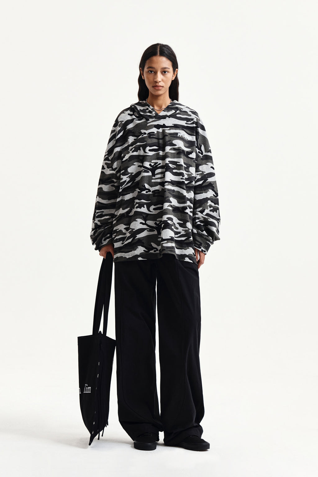 Matin Kim - Multi Panel Wide Pants (Black) product image 8 | TRAB K-Fashion Australia