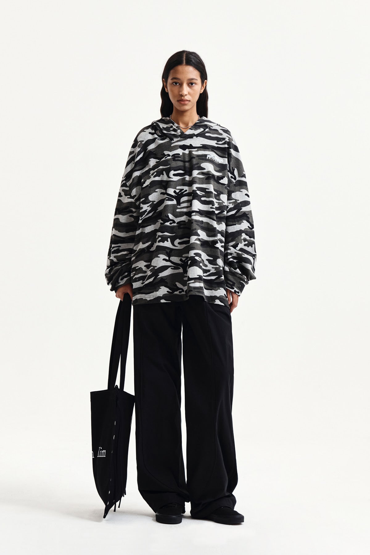 Matin Kim - Multi Panel Wide Pants (Black) product image 8 | TRAB K-Fashion Australia