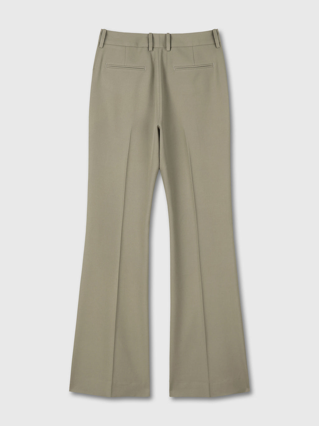 Tonywack - Wool Twill Flared Trousers (Khaki) product image 9 | TRAB K-Fashion Australia