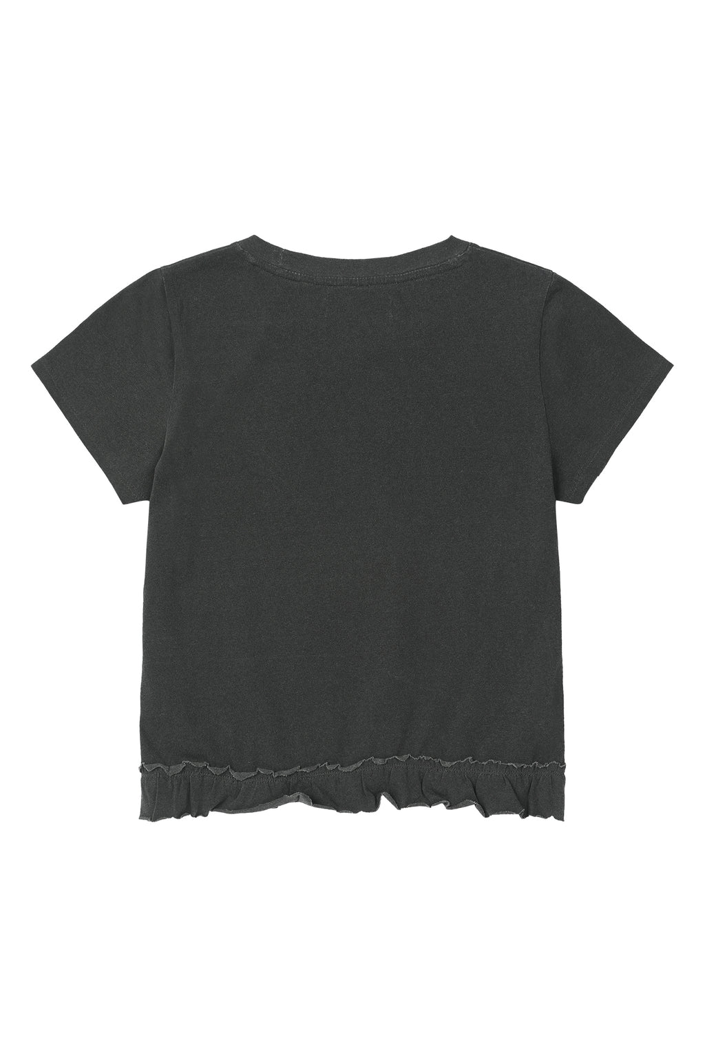 Deinet - Ruffle Washed T-Shirt (Charcoal) product image 11 | TRAB K-Fashion Australia