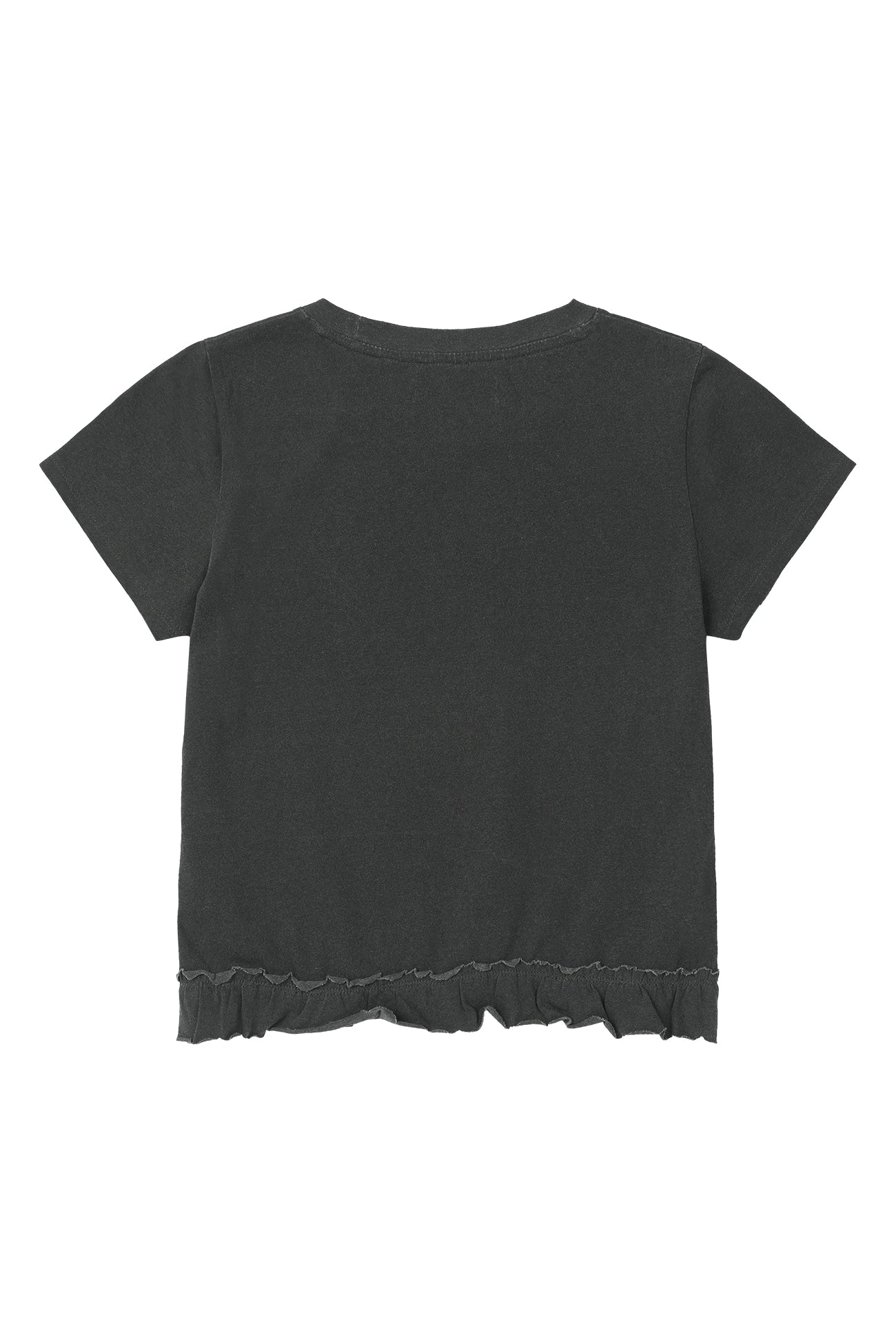 Deinet - Ruffle Washed T-Shirt (Charcoal) product image 11 | TRAB K-Fashion Australia