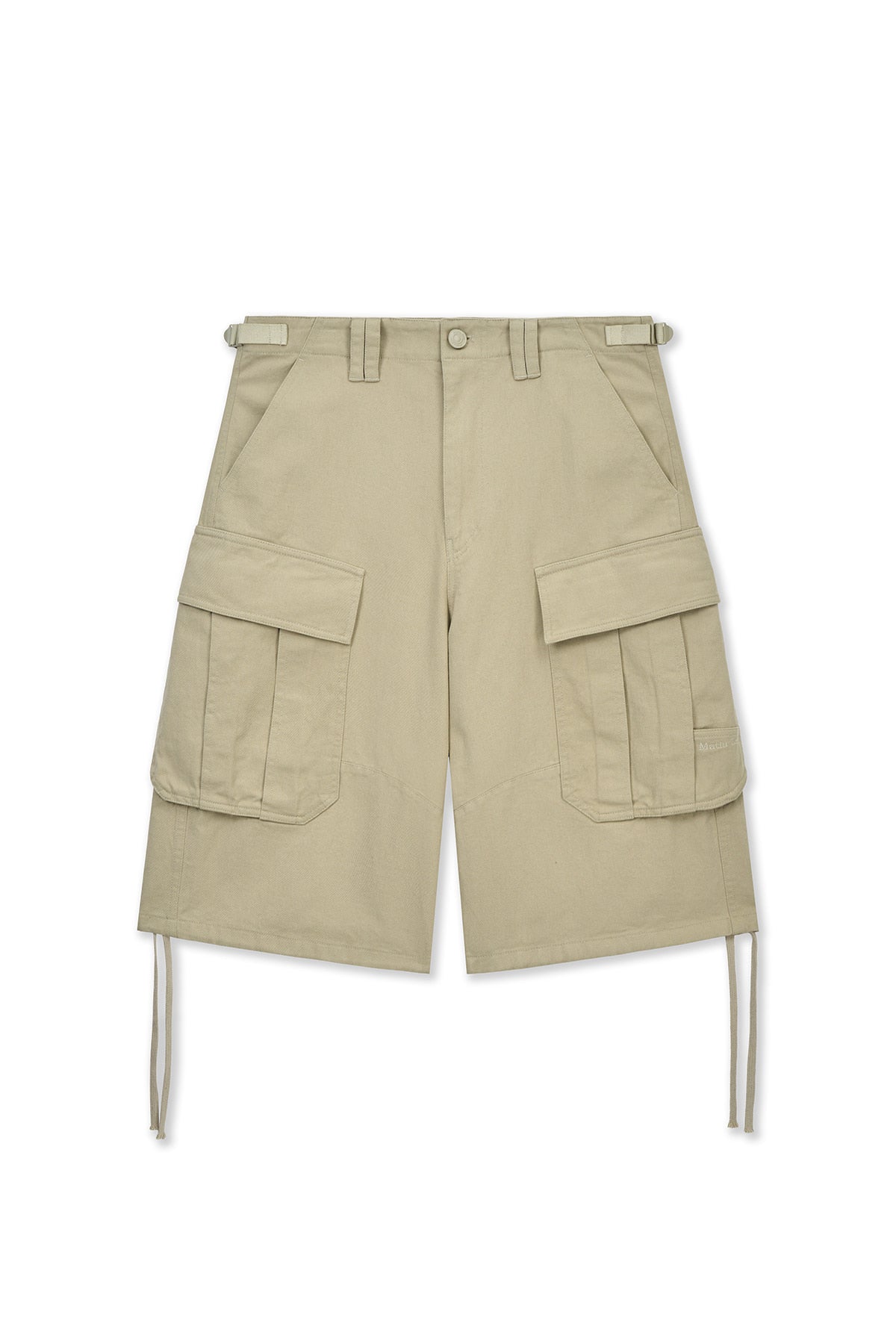 Matin Kim - Utility Cargo Bermuda Pants (Beige) product image 1 | TRAB K-Fashion Australia