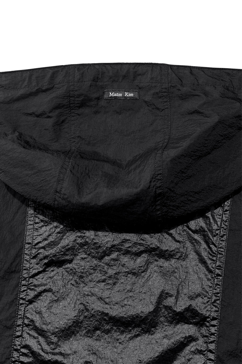 Matin Kim - Hoody Point Crop Light Windbreaker (Black) product image 6 | TRAB K-Fashion Australia