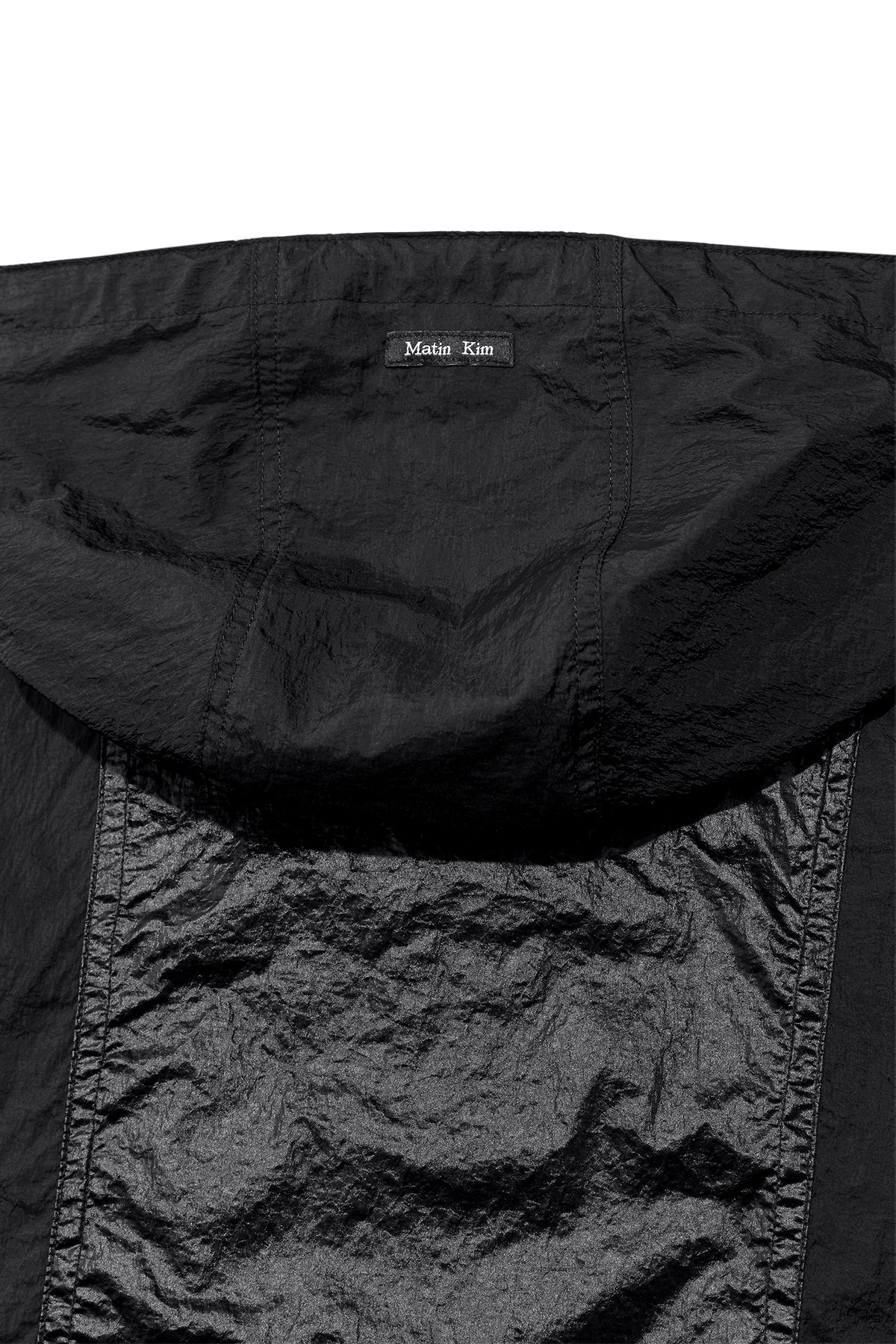 Matin Kim - Hoody Point Crop Light Windbreaker (Black) product image 6 | TRAB K-Fashion Australia