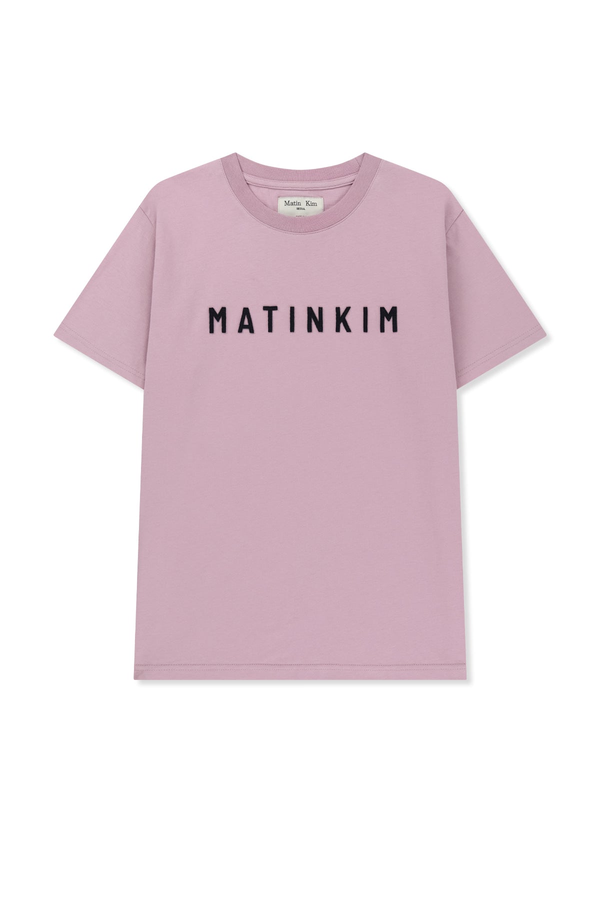 Matin Kim - Applique Felt Logo Top (Pink) product image 1 | TRAB K-Fashion Australia